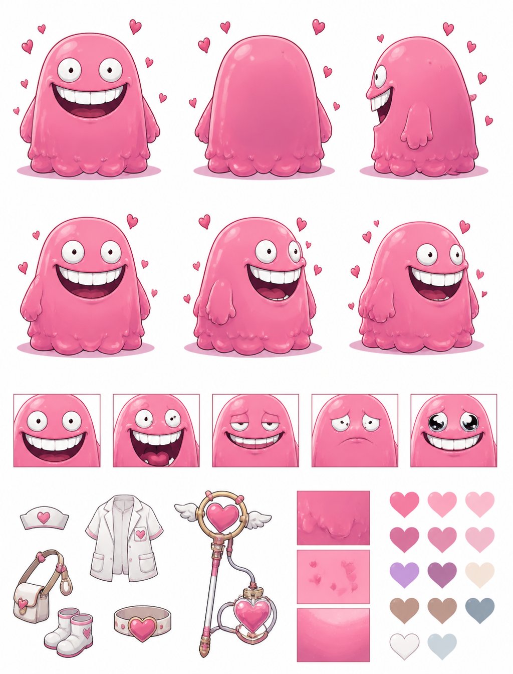 GPT Image prompt example — УЛЫБЧИК БЛОБ, Стиль: Smiling