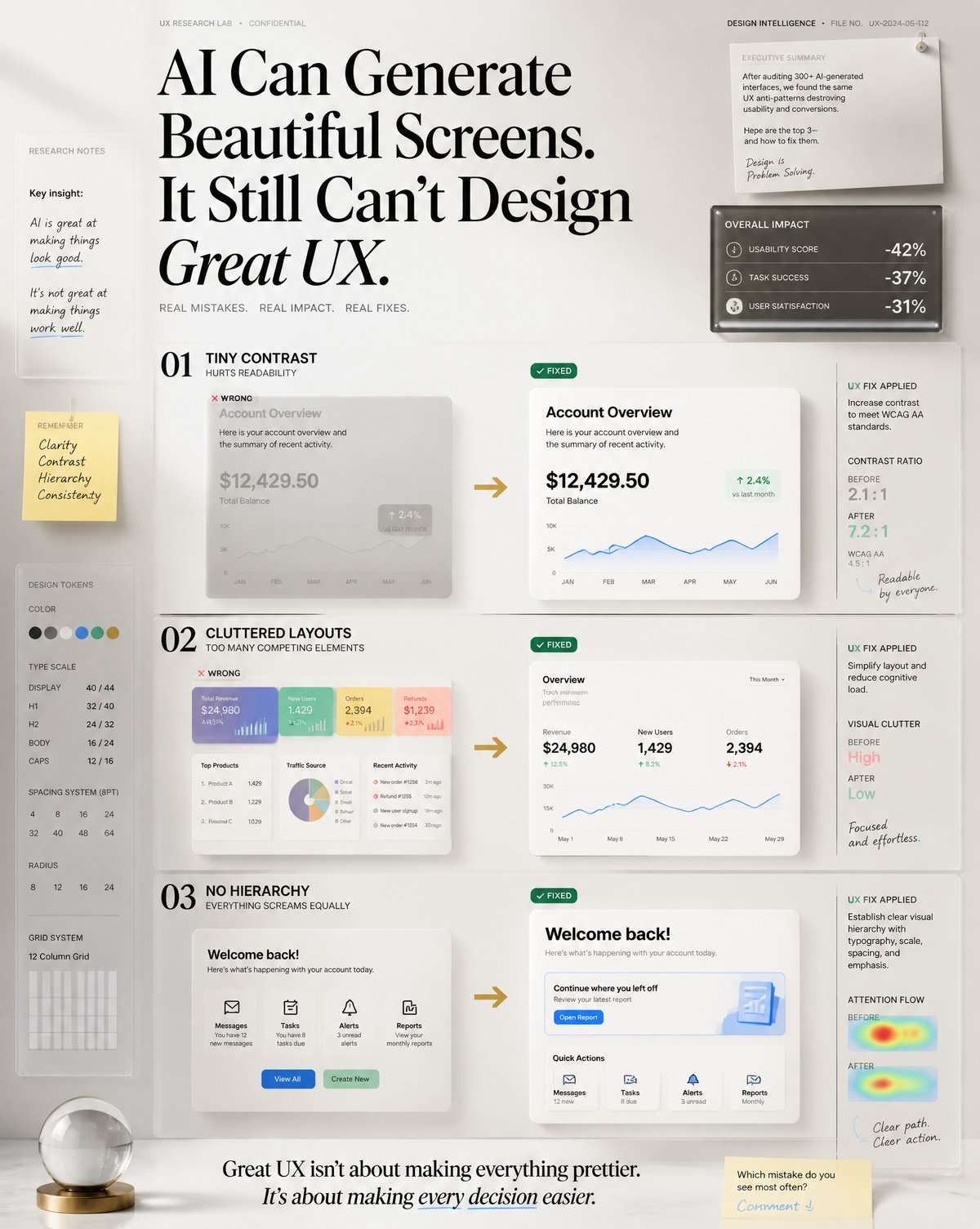 Linkedin AI prompt example — Create a premium LinkedIn educational visual (1080 × 1350…