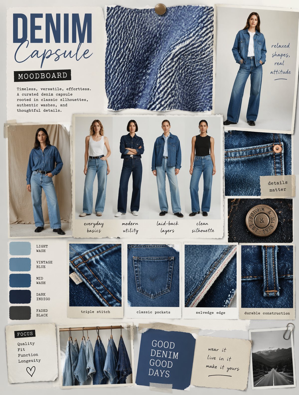 GPT Image prompt example — Denim Capsule Moodboard with Full-Body
