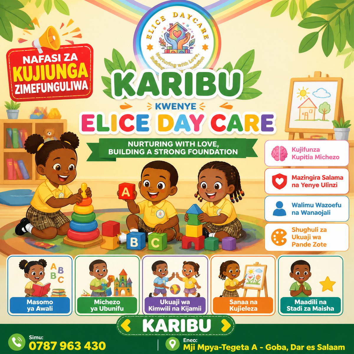 GPT Image prompt example — Mada Na Muundo Flyer Ya Elimu Ya