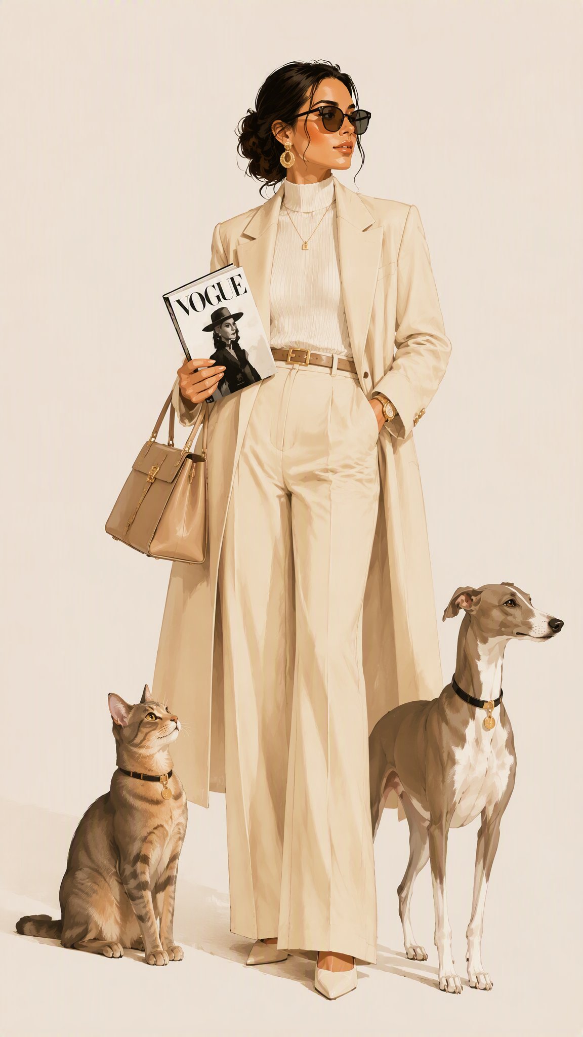GPT Image prompt example — Luxury Fashion Illustration