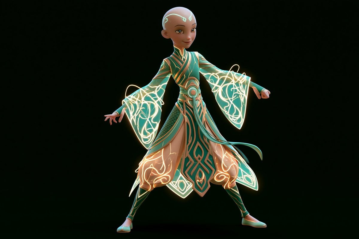 other prompt example — Pixar-Inspired 3D Animation Style