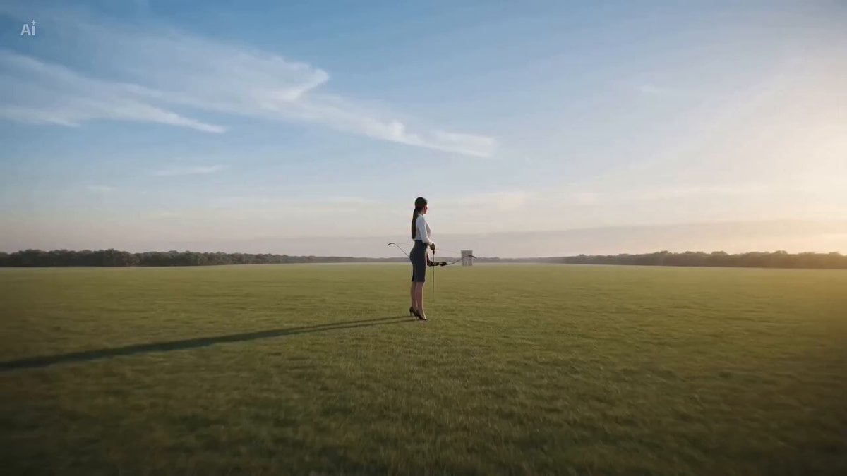 Seedance prompt example — Woman in a Lush Green Field Releases
