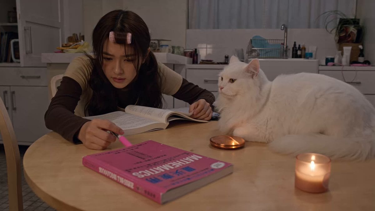 Seedance prompt example — Young Woman Studies Alone at a Kitchen