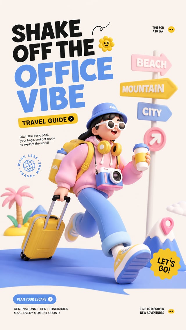 Cutting-edge internet operations visual design master standard, Behance / Dribbble 3D illustration s