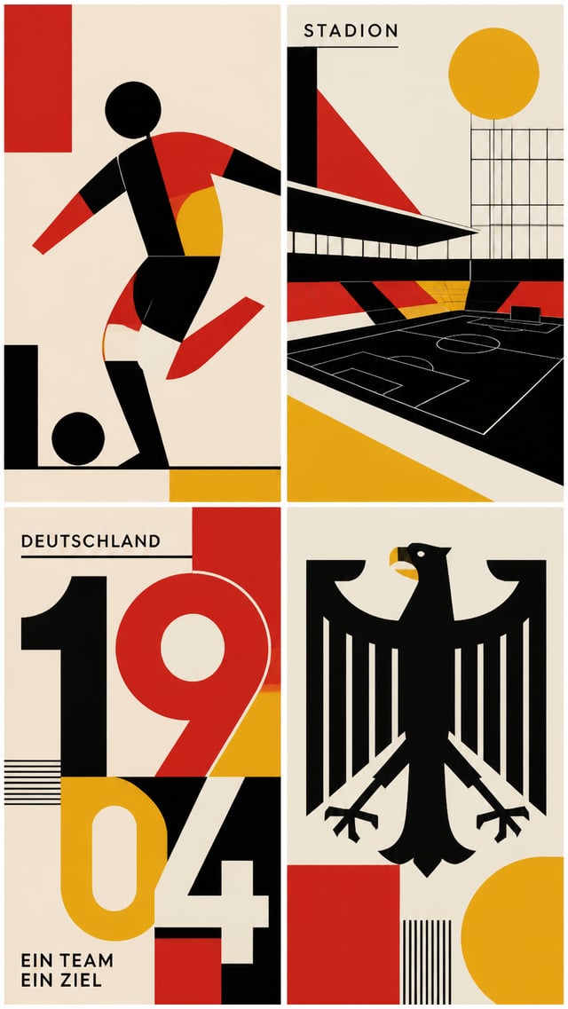 Germany – Minimalist Bauhaus Graphic Design