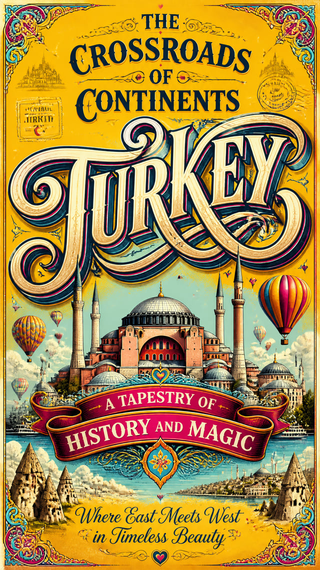 "poster_configuration": {    "theme": "Vintage Romantic Travel Typography",    "destination": "Turke
