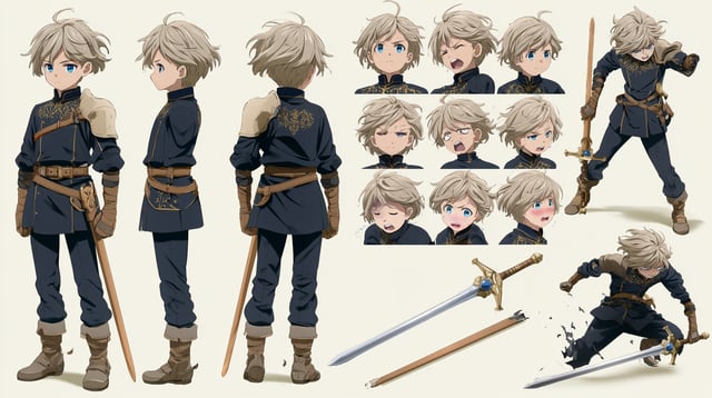 THE LOST CENTURYDARVEN VALDRAKEMASTER CHARACTER REFERENCE SHEET16:9 HORIZONTAL FORMATSTYLE:Ultra-det