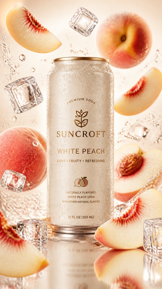 Ultra-luxury beverage advertising poster, vertical 9:16 commercial product photography, premium matt