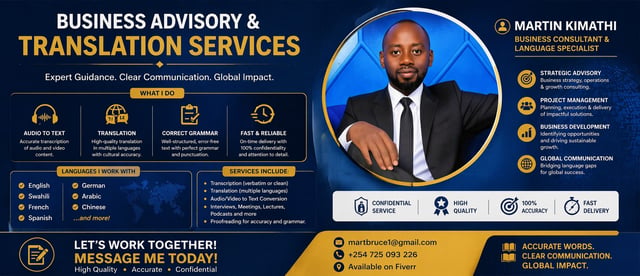 A professional corporate portrait of a confident Black male business consultant in a sharp charcoal 