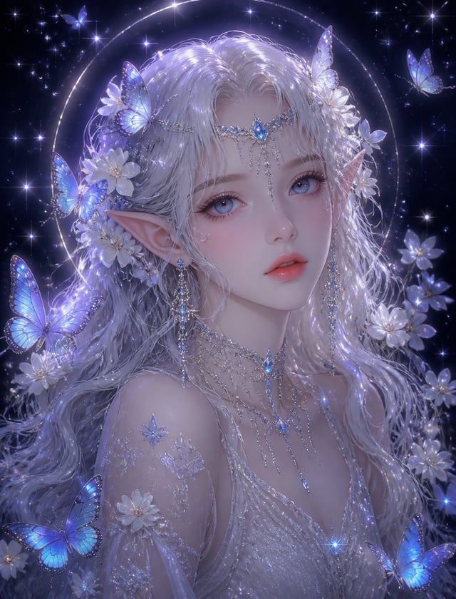 masterpiece, best quality, ultra detailed fantasy oil painting, soft glow lighting, bust portrait of