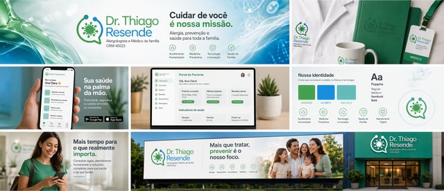 You are a world-class medical brand strategist, healthcare communication designer, and visual identi