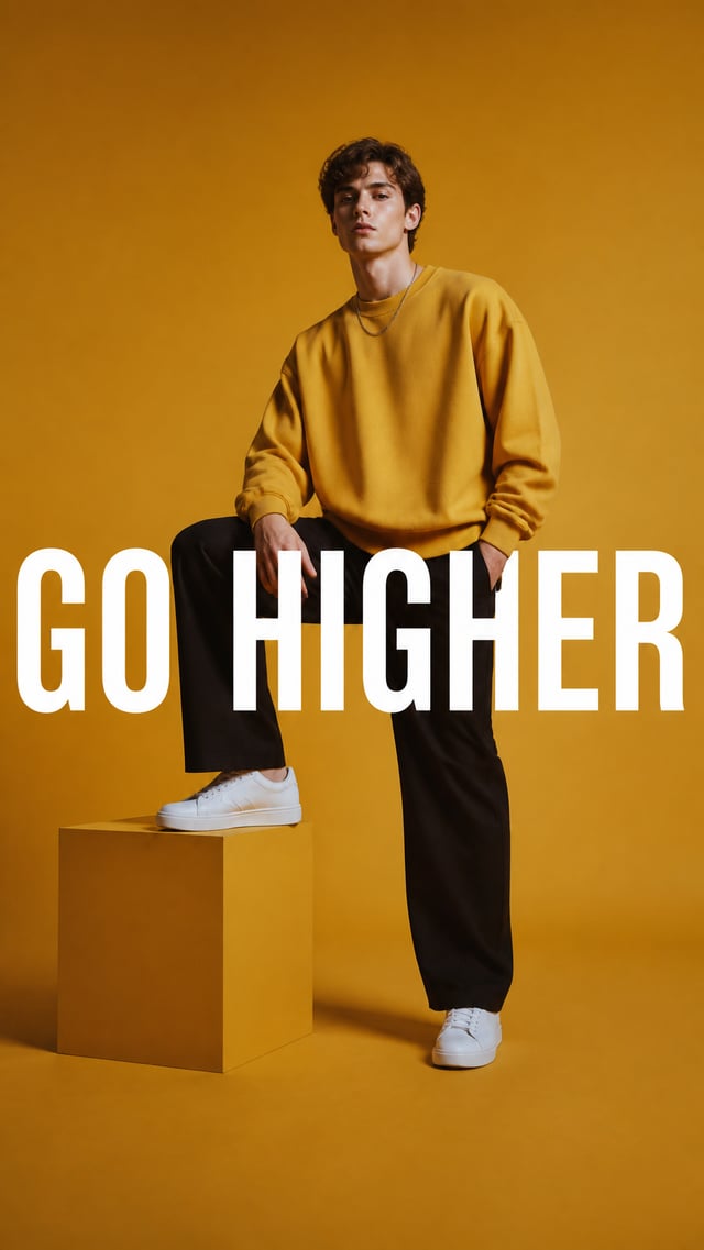 Luxury fashion campaign.
