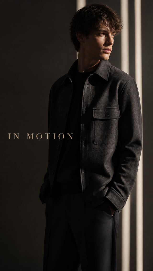 Luxury fashion editorial.
