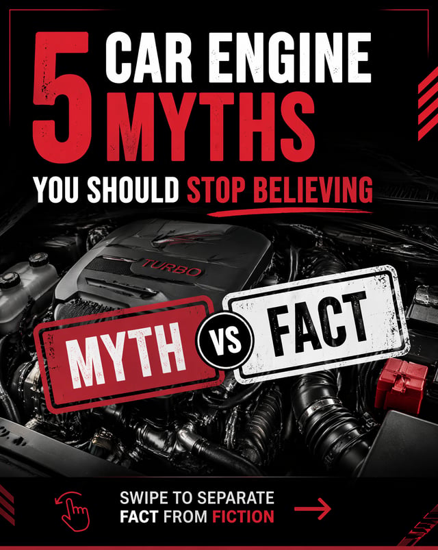 5 CAR ENGINE MYTHS