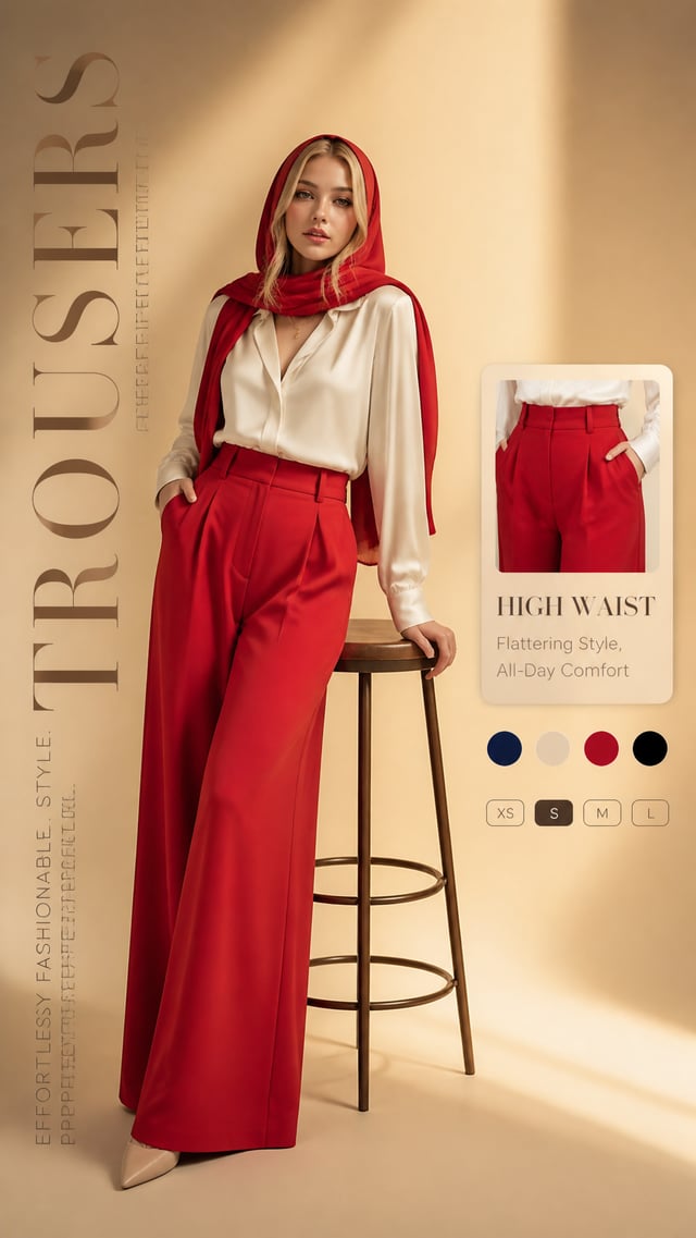 Luxury fashion advertisement poster, ultra-premium editorial style (Gucci aesthetic), soft warm yell