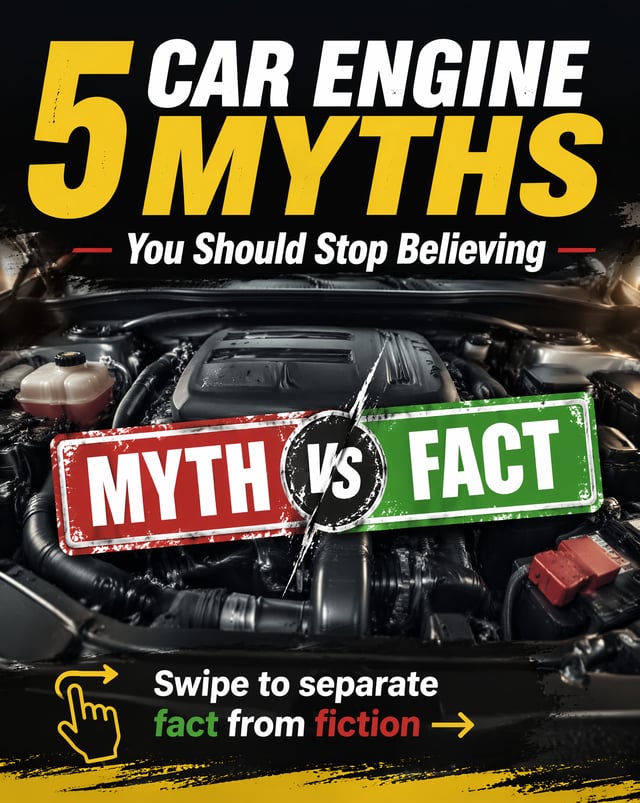 5 CAR ENGINE MYTHS