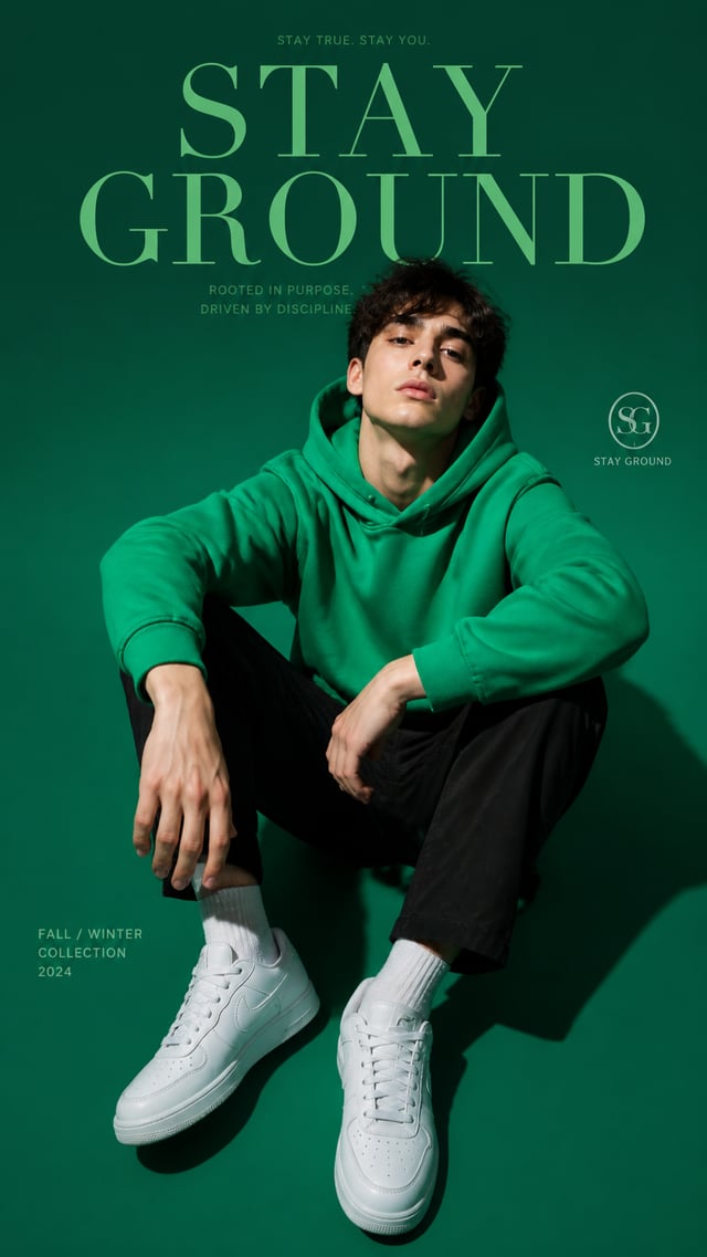 Premium editorial portrait.