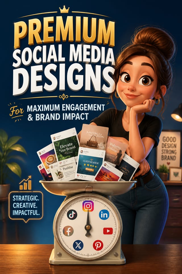 Pixar style visual. Young attractive but funny female standing behind one Mechanical Kitchen Scale, 
