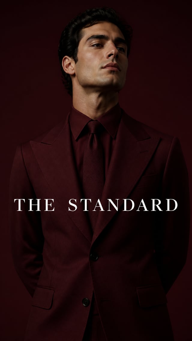 Luxury editorial portrait.