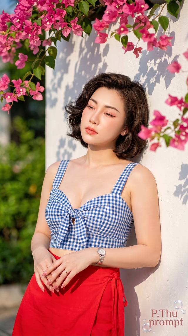 pthu Hãy tạo một bức ảnh sử dụng khuôn mặt từ ảnh tham khảo đính kèm. Giữ nguyên 100% hình ảnh gốc. 