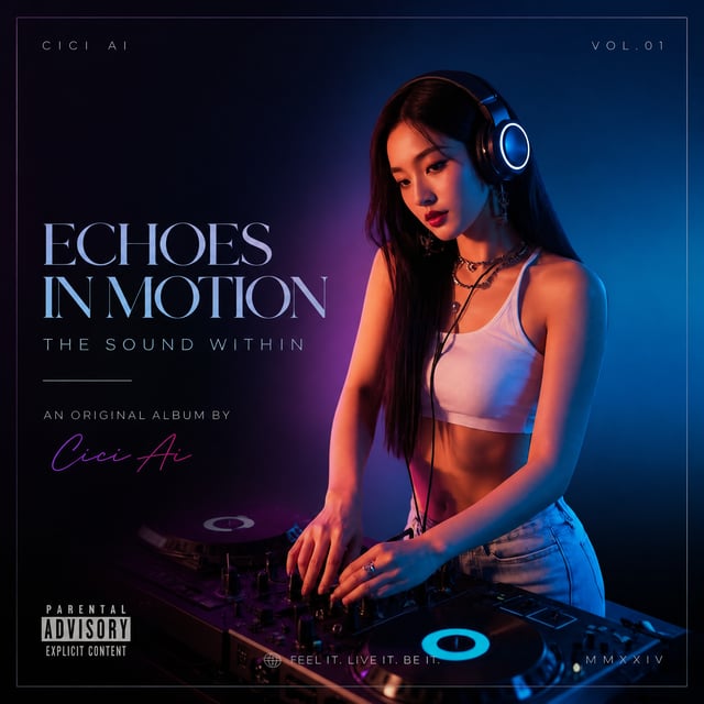 A high-end, professional music album cover featuring a striking minimalist composition, cinematic li