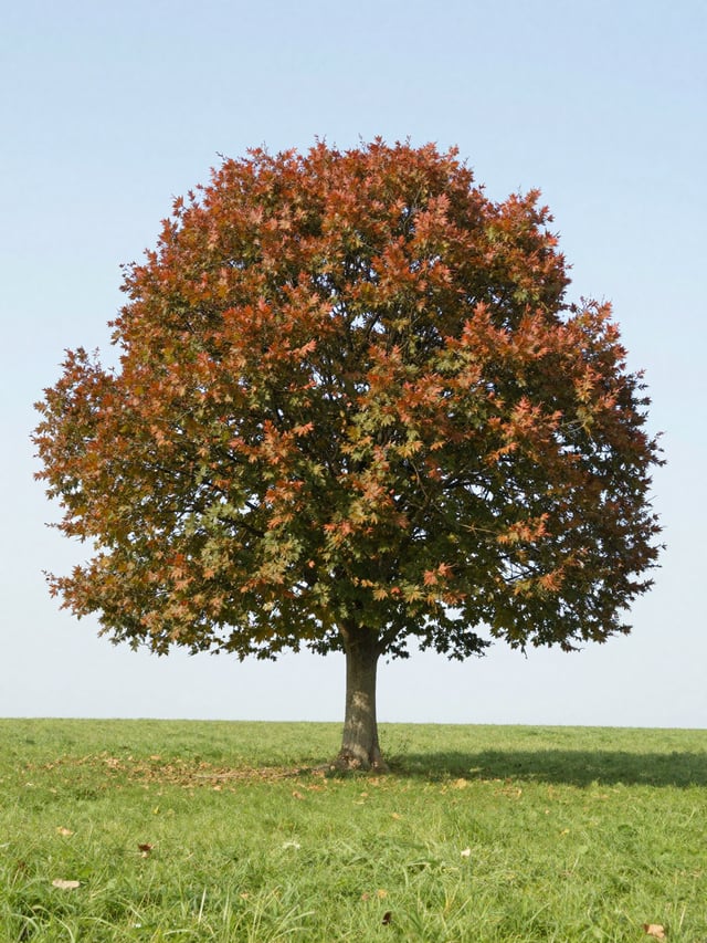 Just like reference colorful tree in loop with only grass on ground.And nothing like road,building ×