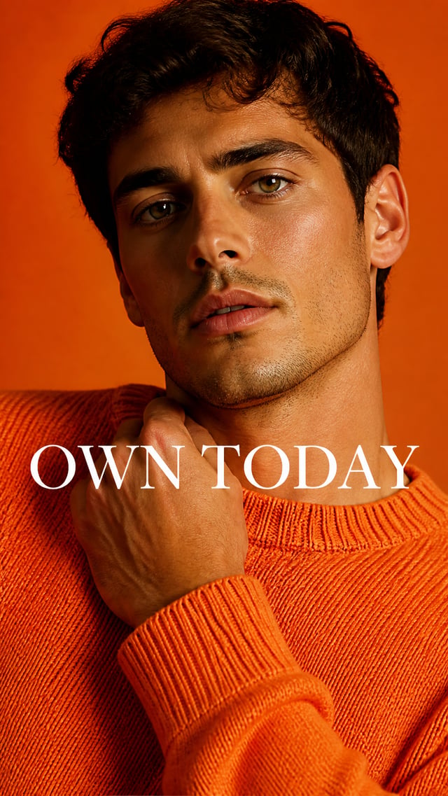 Premium menswear campaign.