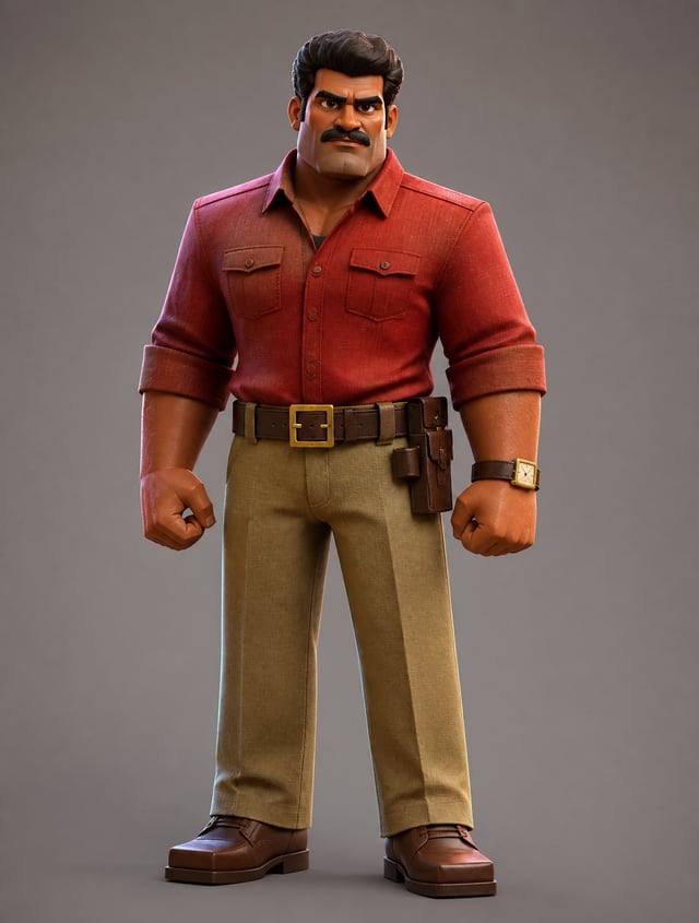 Transform the uploaded image into the exact premium stylized 3D animated feature film style while pr