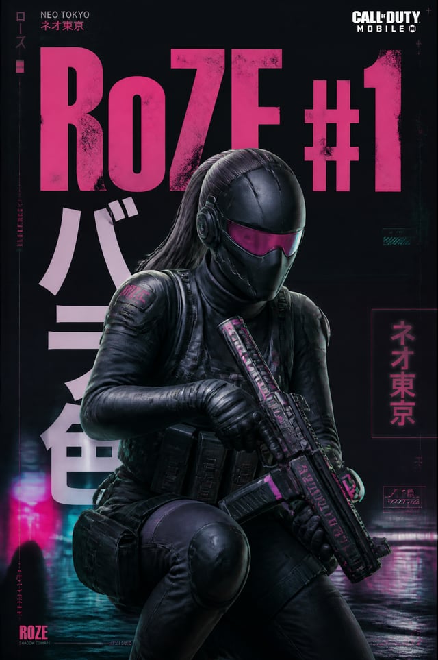 Ultra-premium Neo Tokyo, CALL OF DUTY MOBILE, 8K, 2: 3 vertical.