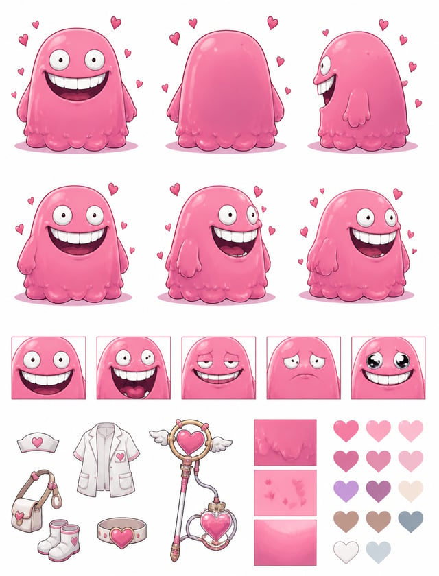 УЛЫБЧИК БЛОБ — Стиль: Smiling FriendsРоль: Хилер-абсурдист | Внешность: розовое желеобразное существ