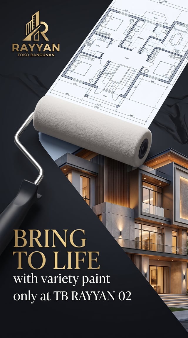 A premium 9:16 premium paint advertising poster.Main Subject: