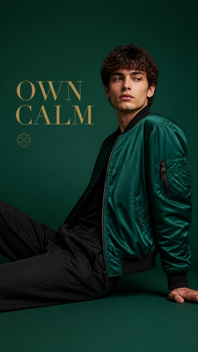 Luxury fashion campaign.