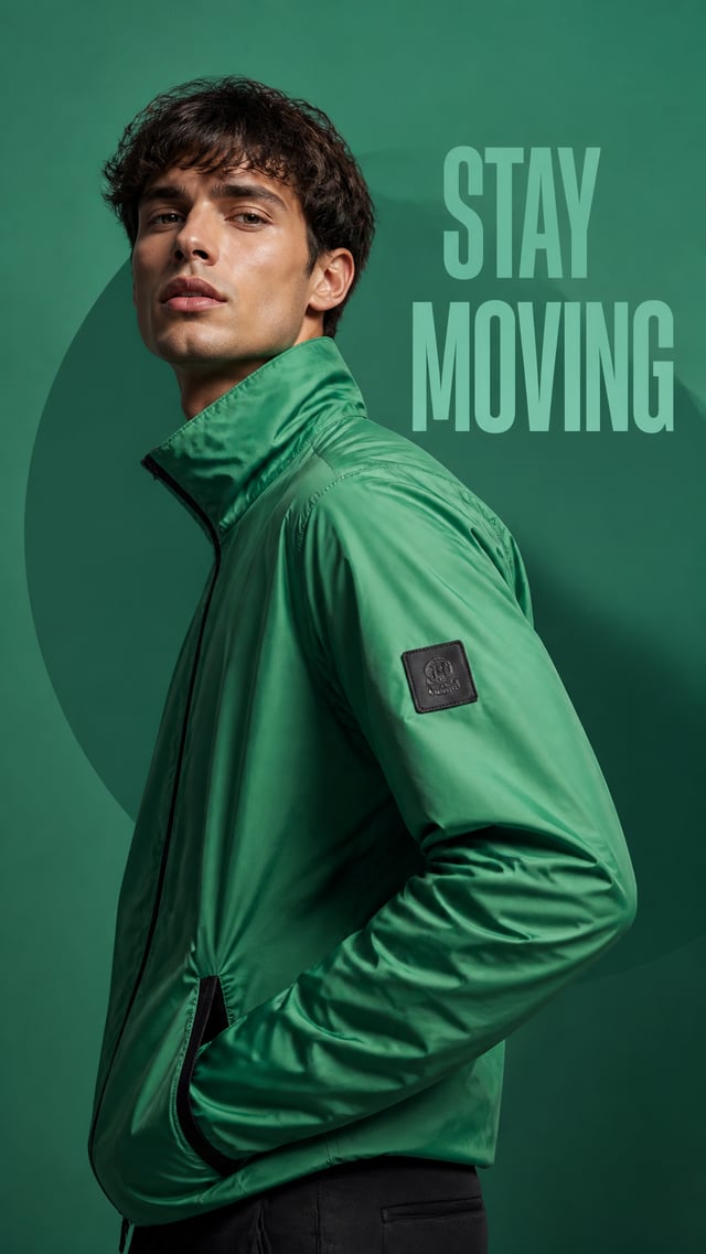 Premium editorial campaign.