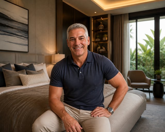 Create an ultra-realistic image of [the character in reference image 1] relaxing in a luxurious mode
