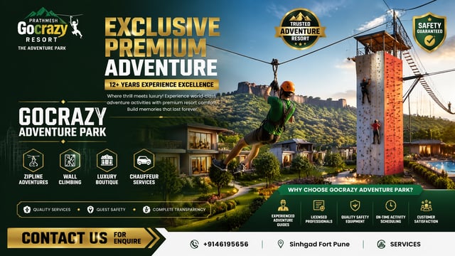 [Prathmesh GoCrazy resort = The Adventure Park