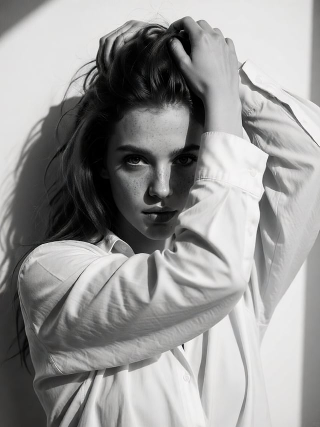 Use The Uploaded Image Of The Woman As Strict Facial Reference And Physical Features - Keep Her Real