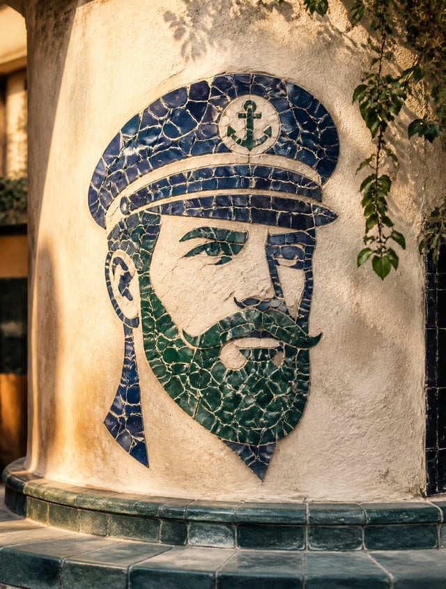 The logo should not look printed, painted, or pasted onto the wall. The logo itself must exist as th