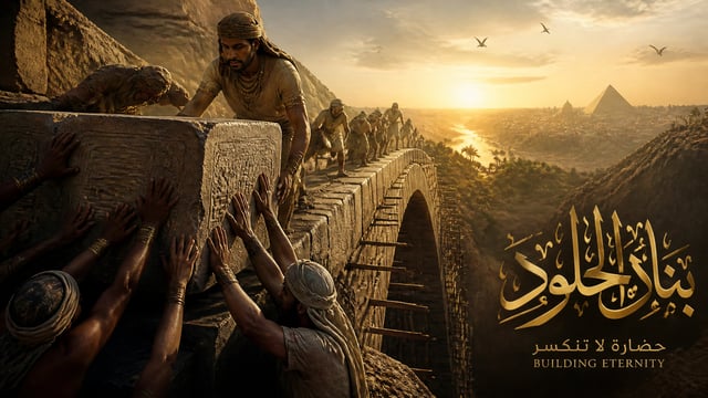 Ultra-realistic cinematic masterpiece.An ancient stone bridge spanning a deep valley.Many different 
