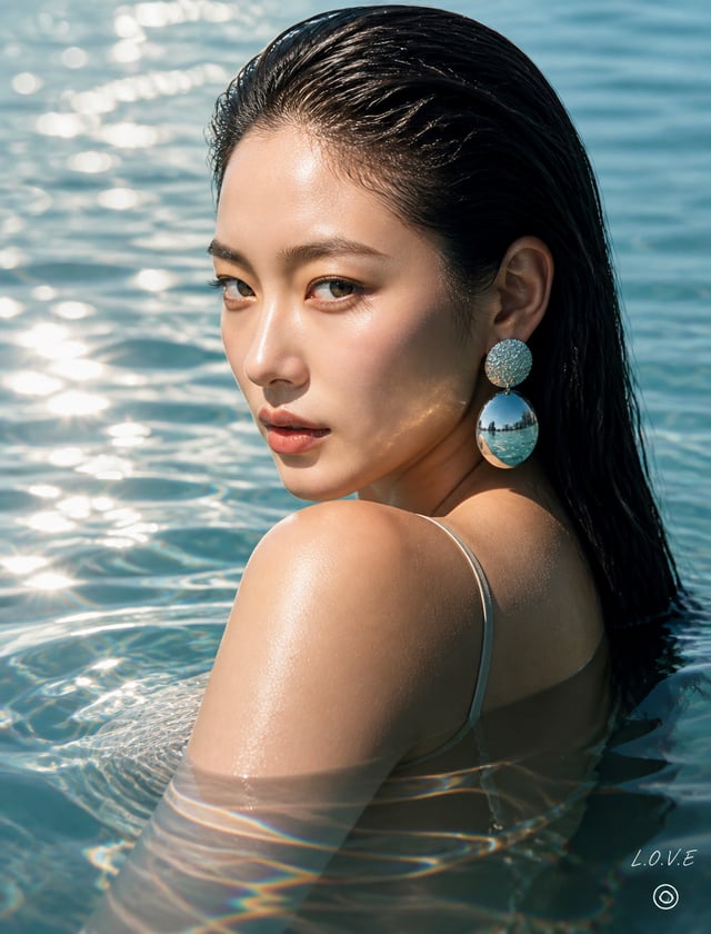 [인물] 이미지 1 [싸인] 우측하단에는 Meta가 운영하는 Threads 로고가 작게 위치하고, 그 위에 흰색 필기체로 "L.O.V.E"라고 싸인처럼 작게 적혀 있다.  [인물의