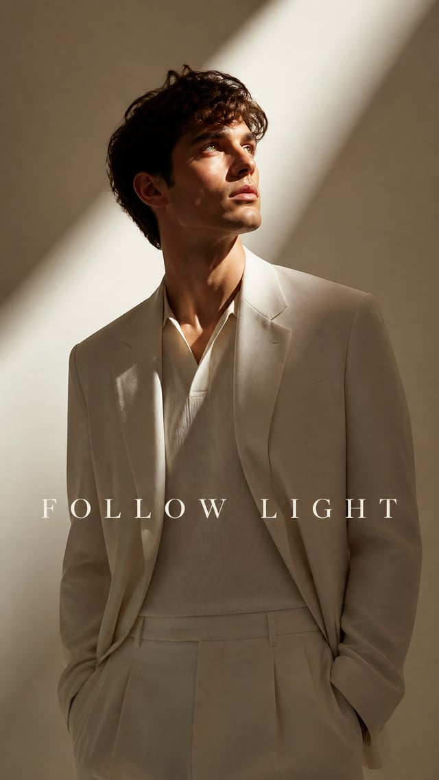 Luxury contemporary menswear campaign.