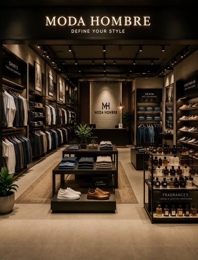 A beautiful fashion brand shop where, when any customer enter fells like they are in a asthetic look