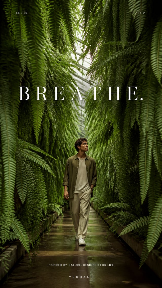 Premium editorial campaign.