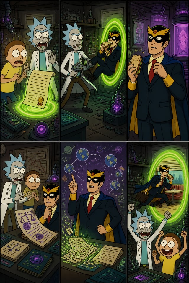 2x3 grid comic storyboard layout, 6 panels total, no text, no speech bubbles, no logos, no watermark