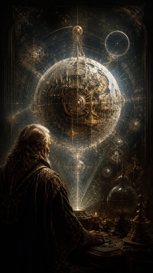 A breathtaking fusion of technological sophistication and artistic mastery, depicting a holographic 
