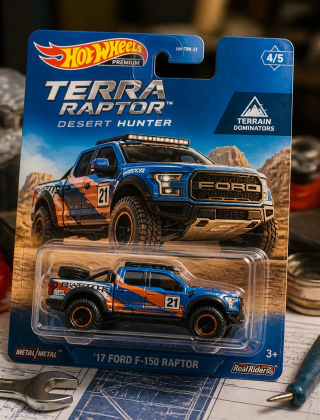 Ultra-premium collector's packaging and product advertisement poster featuring a brand new, complete