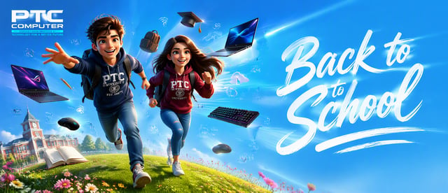 MASTER PROMPT — ENGLISHCreate a premium, high-energy Back to School promotional banner for a modern 
