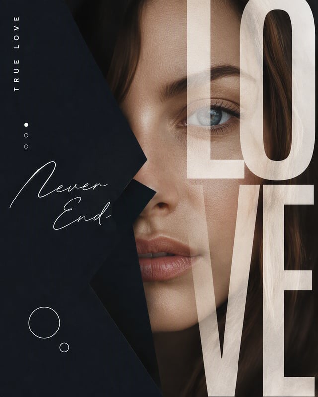 Ultra-photorealistic luxury fashion editorial poster, vertical 4:5 composition, sophisticated modern