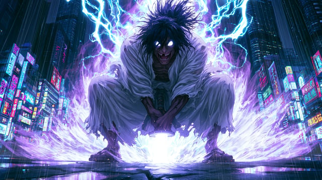 /imagine prompt: A masterwork cinematic dark seinen anime illustration. A detailed close-up and dyna