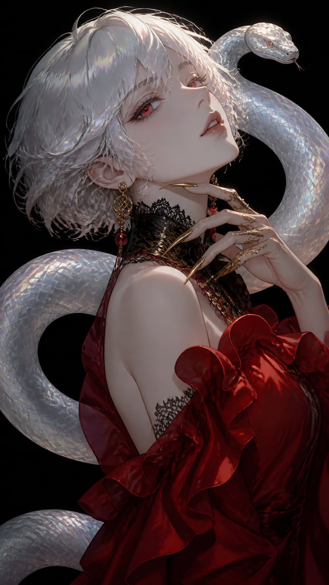 masterpiece, best quality, absurdres, safe,  A vibrant,  stylized digital illustration features a wo